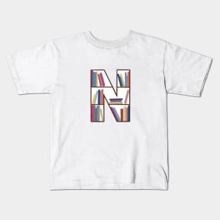 N Bookcase Kids T-Shirt